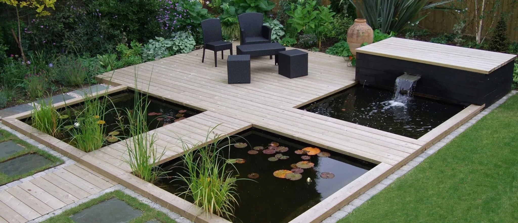 Modern pond